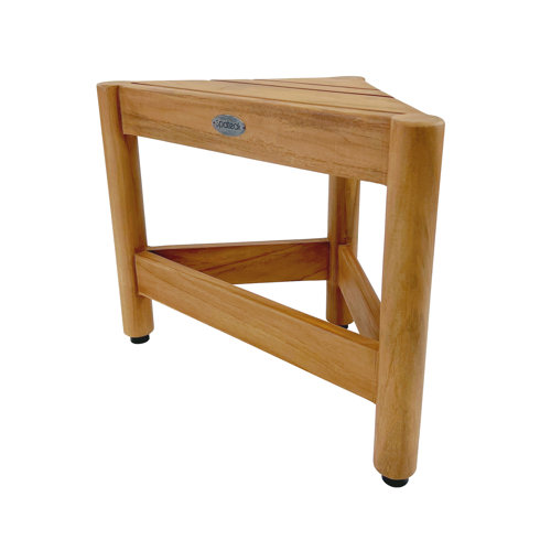 Asta Furniture, Inc. Teak Corner Shower Bench Wayfair Canada